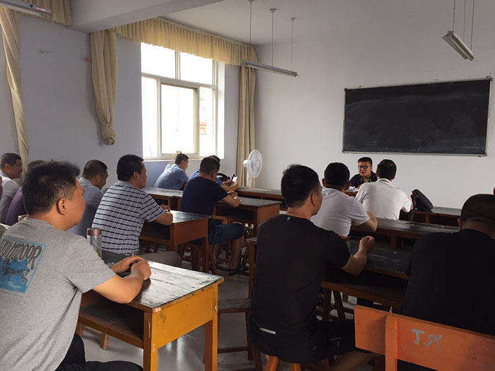 2017年8月份高技工、中技工的考試現(xiàn)場(chǎng)