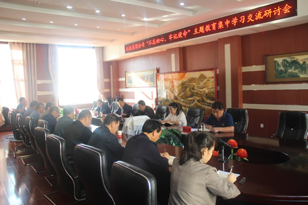 隴運(yùn)集團(tuán)公司召開“不忘初心、牢記使命”主題教育集中學(xué)習(xí)交流研討會(huì)